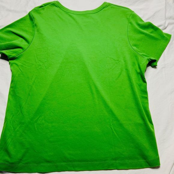 White Stag Tee Mens Green Short Sleeve T Shirt - Picture 2 of 3